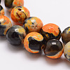 Natural Fire Crackle Agate Bead Strands X-G-K166-06F-10mm-02-3
