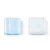 2-Hole Opaque Glass Seed Beads SEED-S023-28C-07-3