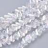 Electroplate Glass Beads Strands X-EGLA-J146-6mm-AB01-1