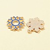 6Pcs 6 Styles Christmas Zinc Alloy Enamel Pendants FIND-FS0001-78-3