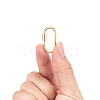 Brass Screw Carabiner Lock Charms X-KK-T047-07G-7