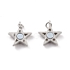 Anti-Tarnish Rhodium Plated 925 Sterling Silver Magnetic Clasps STER-A001-04P-3