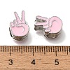 Rack Plating Alloy Enamel European Beads FIND-H005-28P-01-2