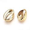 Electroplated Shell Beads BSHE-O017-13-3