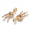 Rack Plating Alloy European Dangle Charms MPDL-N039-062LG-3
