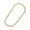 BrassMicro Pave Cubic Zirconia Chain Necklaces NJEW-L170-10G-1