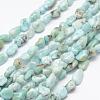 Natural Larimar Beads Strands G-F521-35-1
