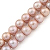 Natural Cultured Freshwater Pearl Beads Strands PEAR-E018-21-4