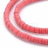 Handmade Polymer Clay Bead Strands CLAY-T002-4mm-72-3