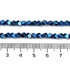 Electroplated Synthetic Non-magnetic Hematite Beads Strands G-A234-G03-01A-4