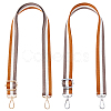 2Pcs 2 Style Stripe Pattern Nylon Fabric Bag Straps FIND-WR0003-93-1