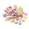 60G 10 Style Handmade Polymer Clay Cabochons CLAY-FS0001-31-4