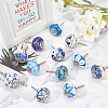 6Pcs 3 Styles Printing Porcelain Drawer Knobs FIND-GA0001-29B-5
