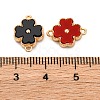 Double Side Color Acrylic Connector Charms KK-P289-04G-02-3