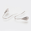 Brass Earring Hooks X-KK-S336-42P-1