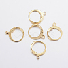 304 Stainless Steel Leverback Earring Findings X-STAS-F155-13G-1