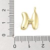 Rack Plating Brass Balloon Letter Pendants KK-C050-01G-H-3