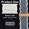 10Yards Polyester Embroidery Mesh Flower Lace Ribbon OCOR-GF0005-41A-2