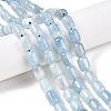 Natural Aquamarine Beads Strands G-G980-35-2