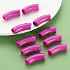Opaque Crackle Acrylic Beads MACR-S372-001N-002-6