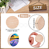Unfinished Schima Wooden Round Pieces WOOD-WH0027-73-2