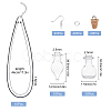 90Pcs DIY Glass Wishing Bottle Jewelry Sets Kits DIY-SC0014-96P-2