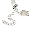 Iron Snake Chains Choker Necklaces NJEW-P289-03B-P-4