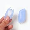 Silicone Portable Toothbrush Case X-SIL-WH0001-02-2