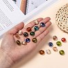 Handmade Gold Sand Lampwork Beads SLFG12mmY-1-5