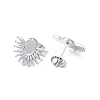 Non-Tarnish 304 Stainless Steel Stud Earring Finding EJEW-I285-01P-2