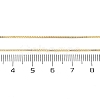 Brass Box Chain Necklaces for Women X-NJEW-D302-41G-5
