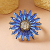 Alloy with Glass Finger Rings for Women OX7798-1-2