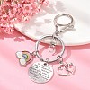 Teachers' Day Rainbow Alloy Enamel Keychains KEYC-TA00024-02-2