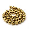 Electroplate Glass Beads Strands EGLA-J015-10mm-WLS21-2