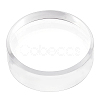 Flat Round Transparent Acrylic Display Bases AJEW-WH0245-20-1