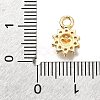 Brass Micro Pave Cubic Zirconia Pendants KK-D385-02G-03-3
