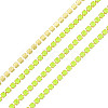 Brass Rhinestone Strass Chains CHC-N017-003B-B02-1