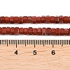 Natural Red Jasper Beads Strands G-G345-C19-2x4mm-5