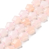Natural Rose Quartz Beads Strands G-NH0005-026-1