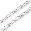 Tarnish Resistant 304 Stainless Steel Figaro Chain CHS-M003-12P-C-1