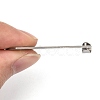 Non-Tarnish 201 Stainless Steel Rounded Rectangle Mirror Polished Finish Stamping Blank Tag Pendants LS-STAS-S030-03-3
