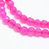 Natural Agate Bead Strands G-R344-3mm-34-1