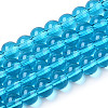 Transparent Glass Beads Strands GLAA-T032-T6mm-06-1