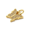 Brass Micro Pave Cubic Zirconia Pendants KK-H487-14G-2