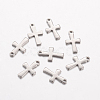 304 Stainless Steel Tiny Cross Charms STAS-YW0001-28P-2