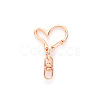 Heart Alloy Swivel Clasps HEAR-PW0001-157C-1