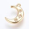 Brass Charms ZIRC-G116-06G-1