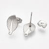 Non-Tarnish 304 Stainless Steel Stud Earring Findings STAS-S079-67B-1