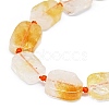 Heated Natural Citrine Beads Strands G-F725-13-3