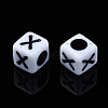Opaque Acrylic Beads SACR-S273-35A-01-4
